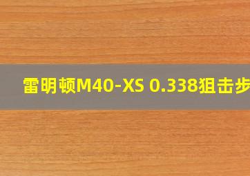 雷明顿M40-XS 0.338狙击步枪